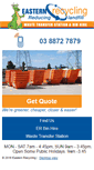 Mobile Screenshot of easternrecycling.com.au